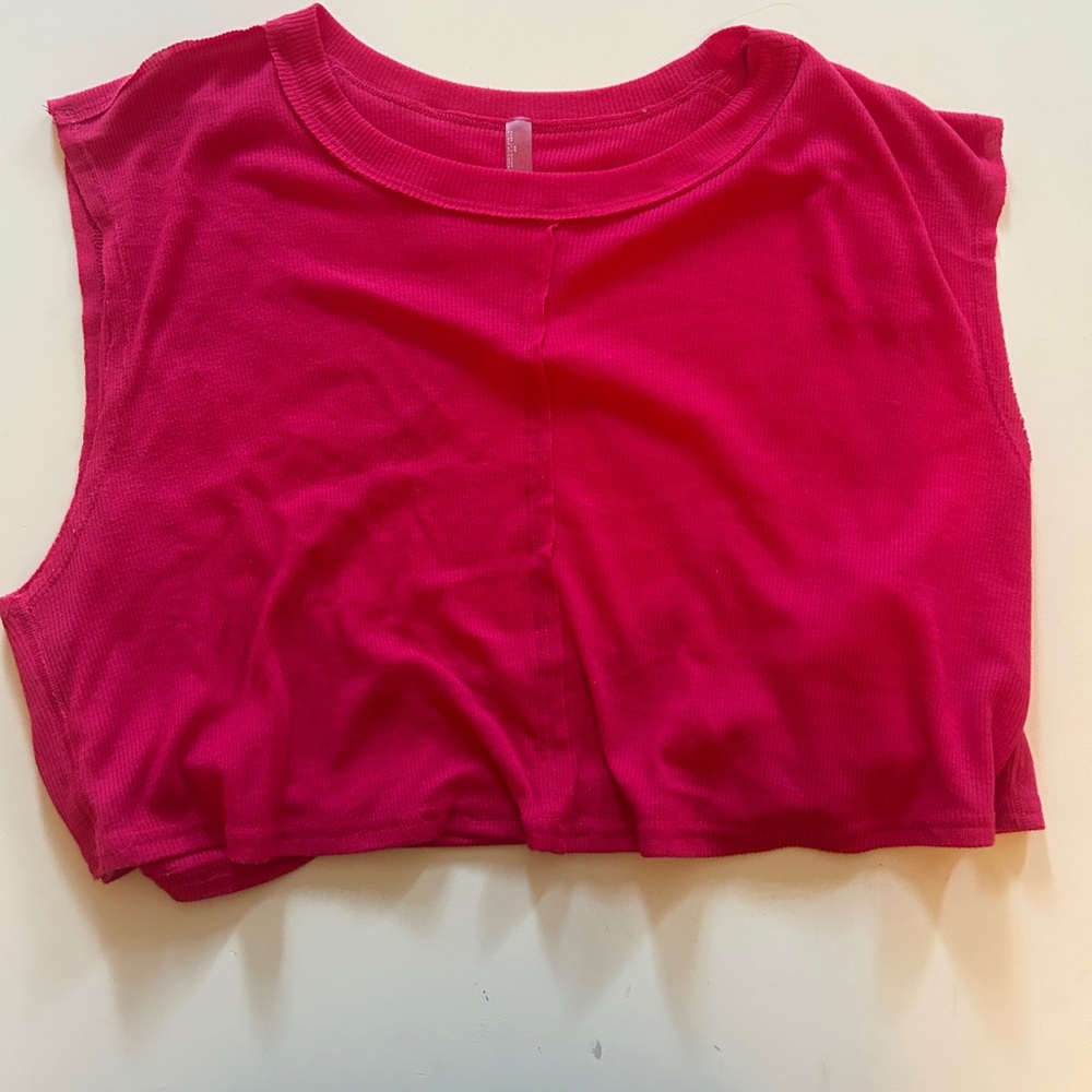 Free People Pink Sleeveless tank top